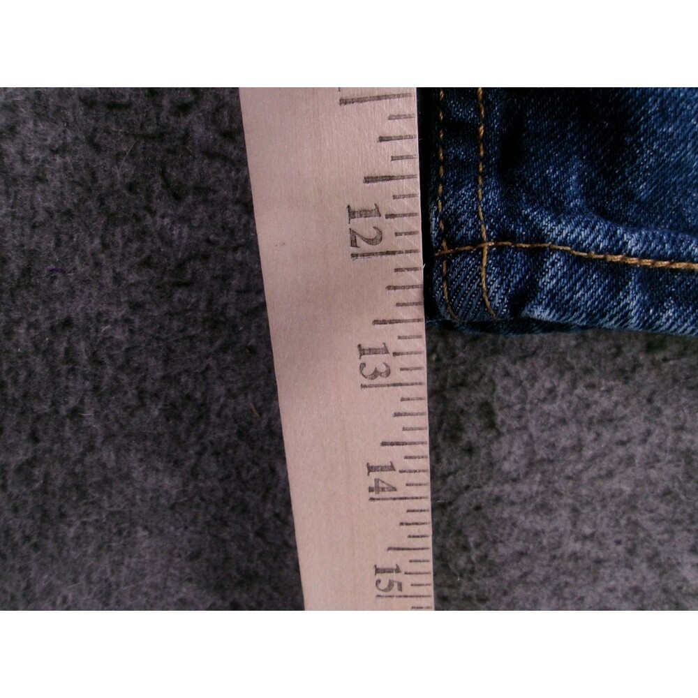 Levis 569 Shorts Men 38 Relaxed Loose Wide Straight Leg Baggy Blue Denim - Picture 4 of 11